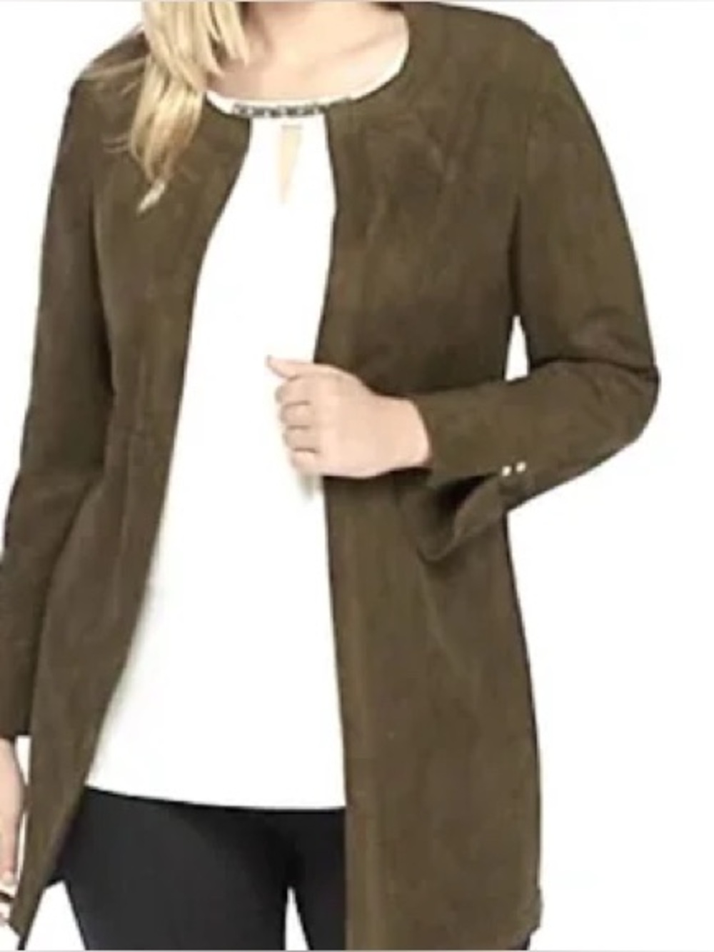 The Limited Dark olive jacket